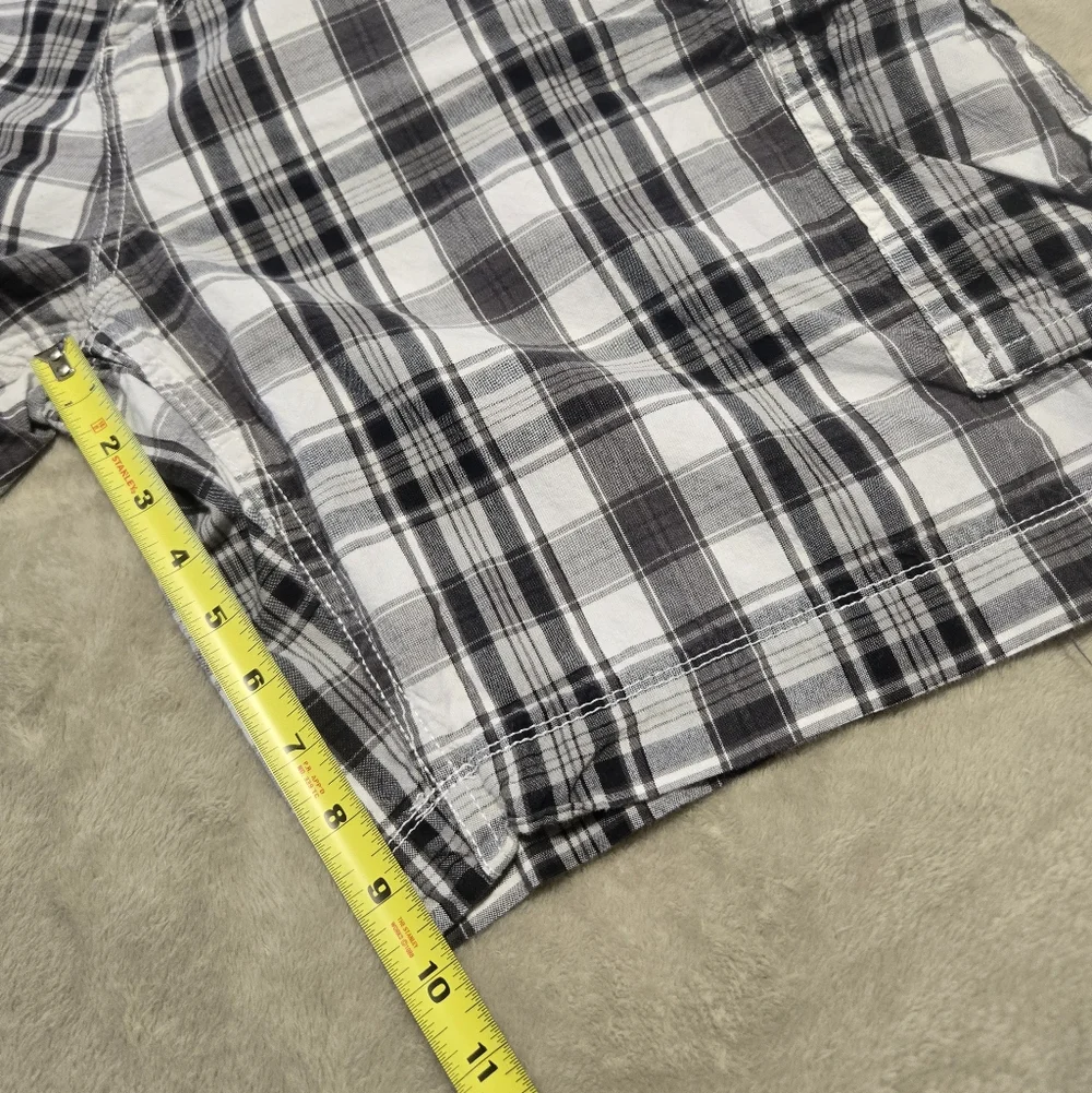 The Foundry Supply Co. Plaid Cargo Shorts Mens Size 44 Actual Fits A 42in. Waist - Picture 4 of 8